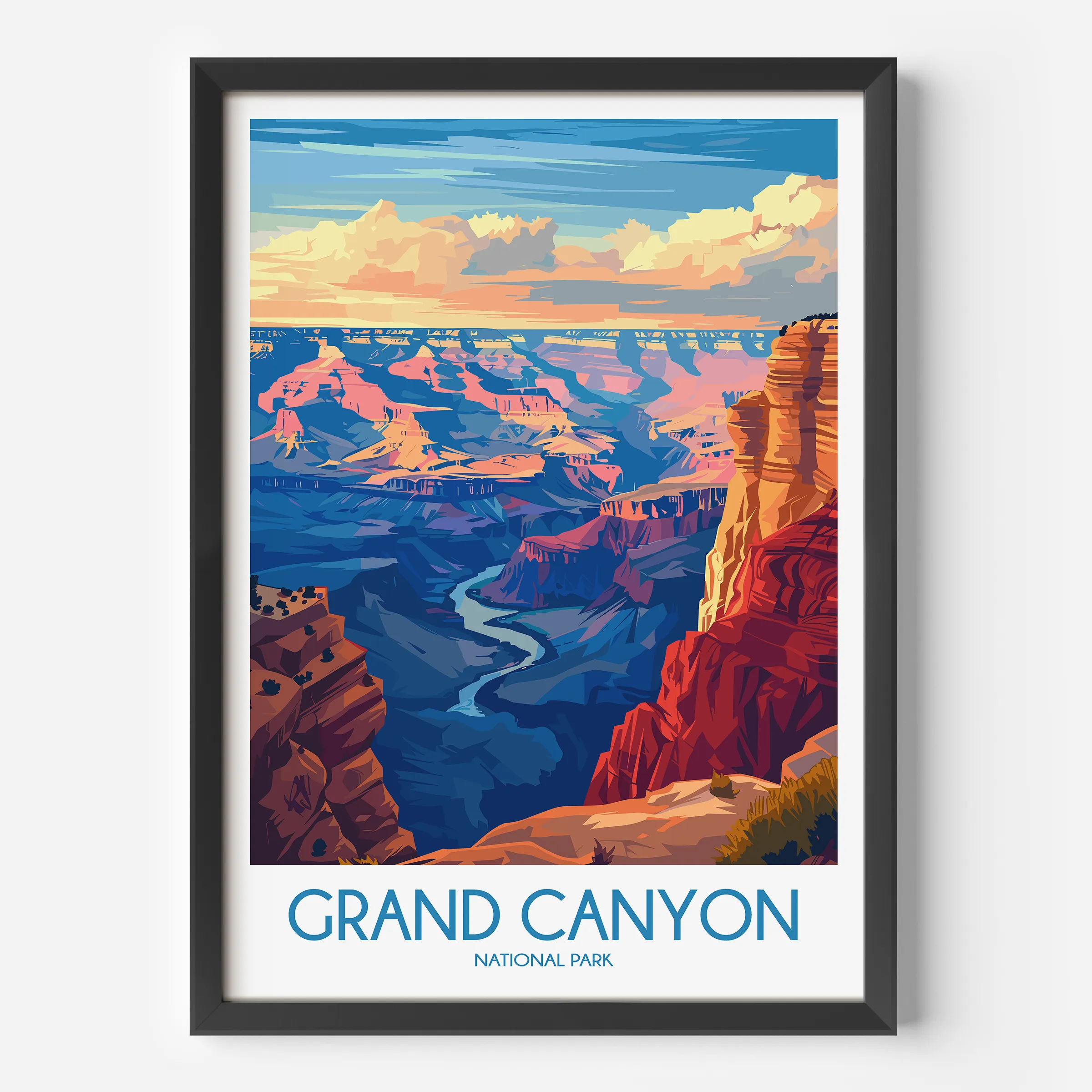 Grand Canyon Minimalist Wall Art