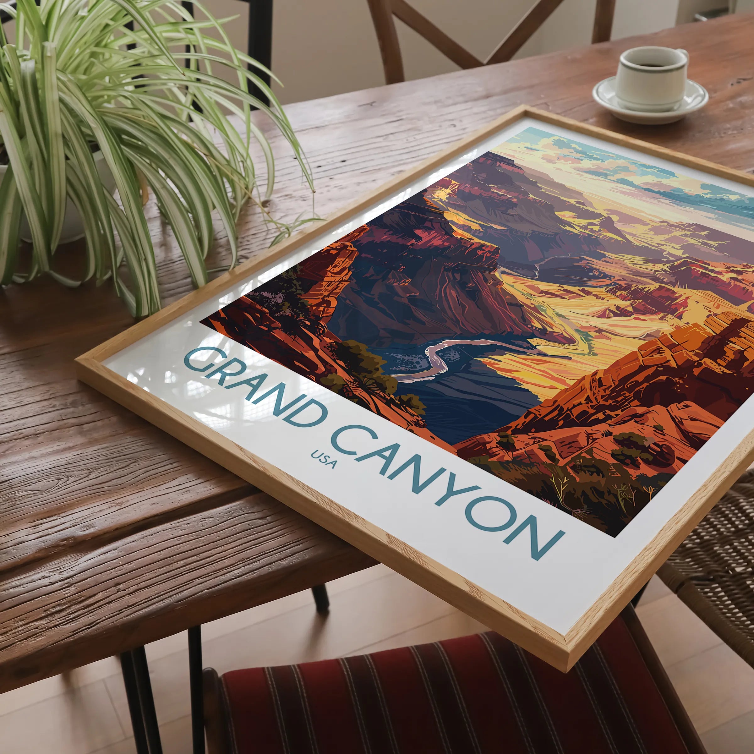 Grand Canyon Modern Travel Poster