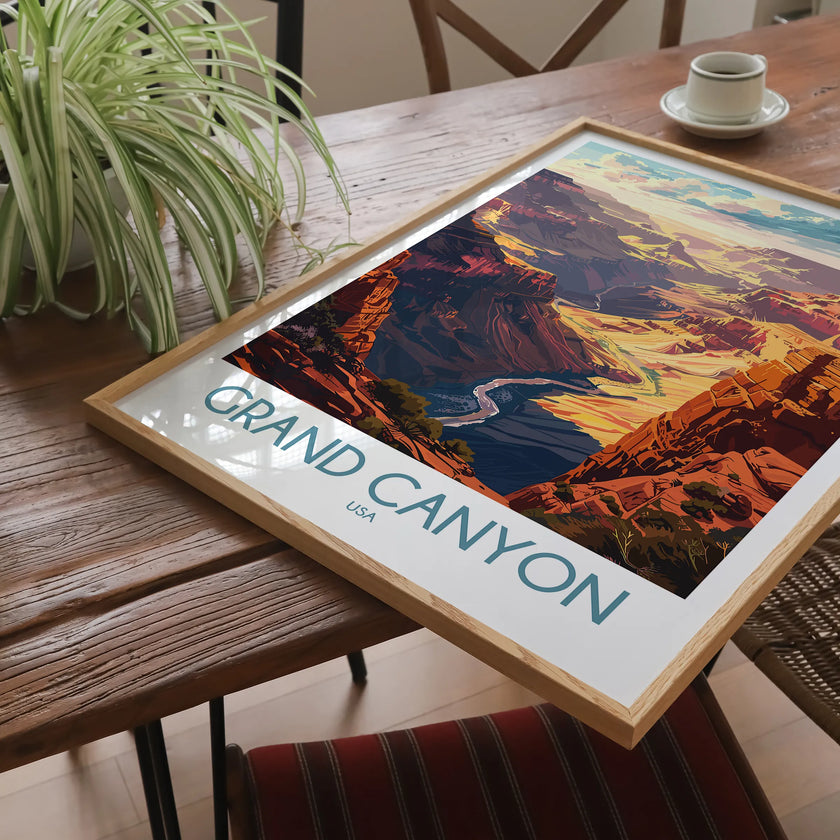 Grand Canyon Modern Travel Poster