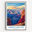 Grand Canyon Modern Travel Poster