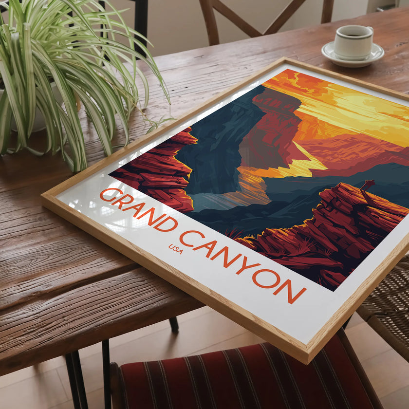 Grand Canyon Scenic Landscape Art