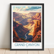 Grand Canyon Vintage Style Print