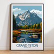 Grand Teton Destination Art Gift