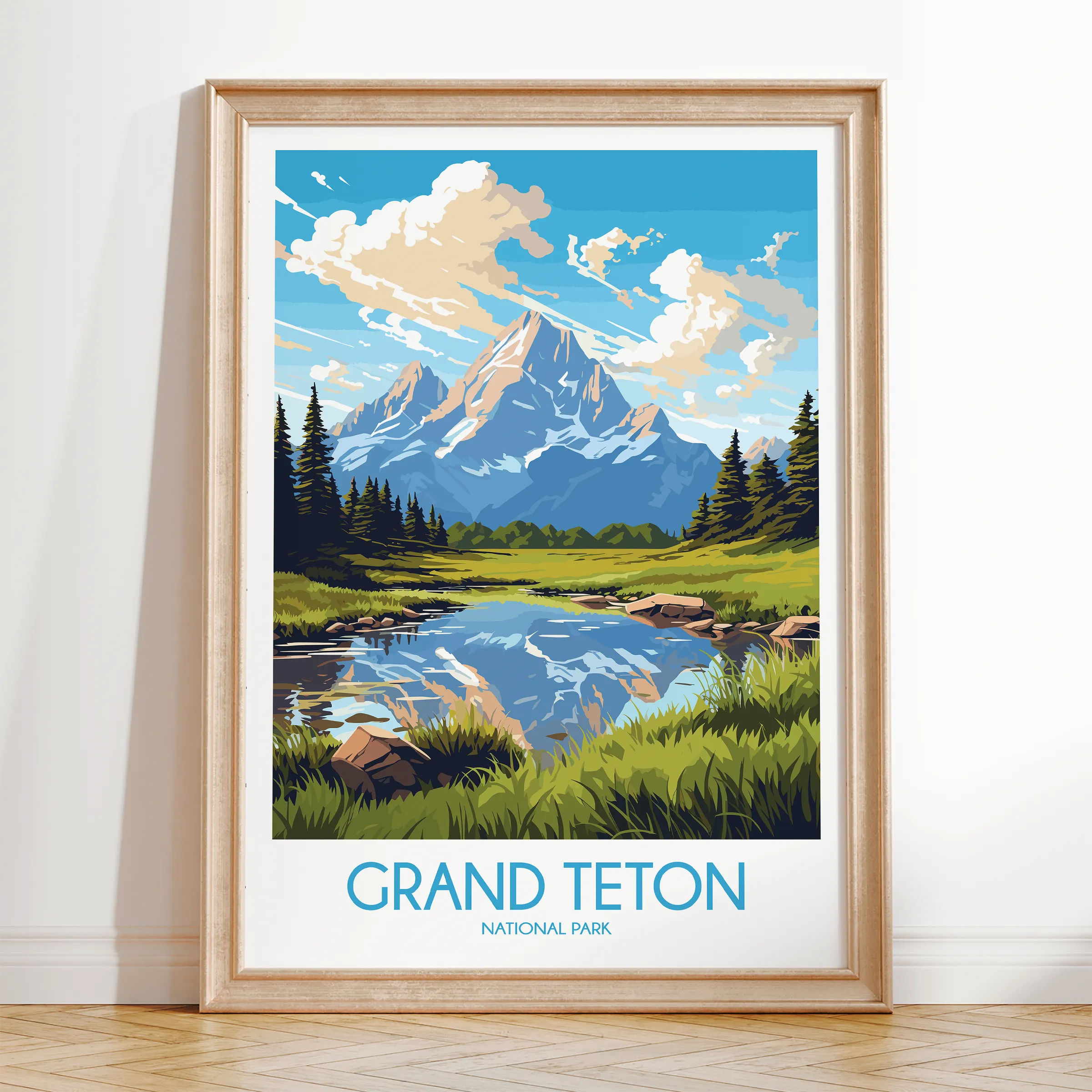 Grand Teton Home Office Decor