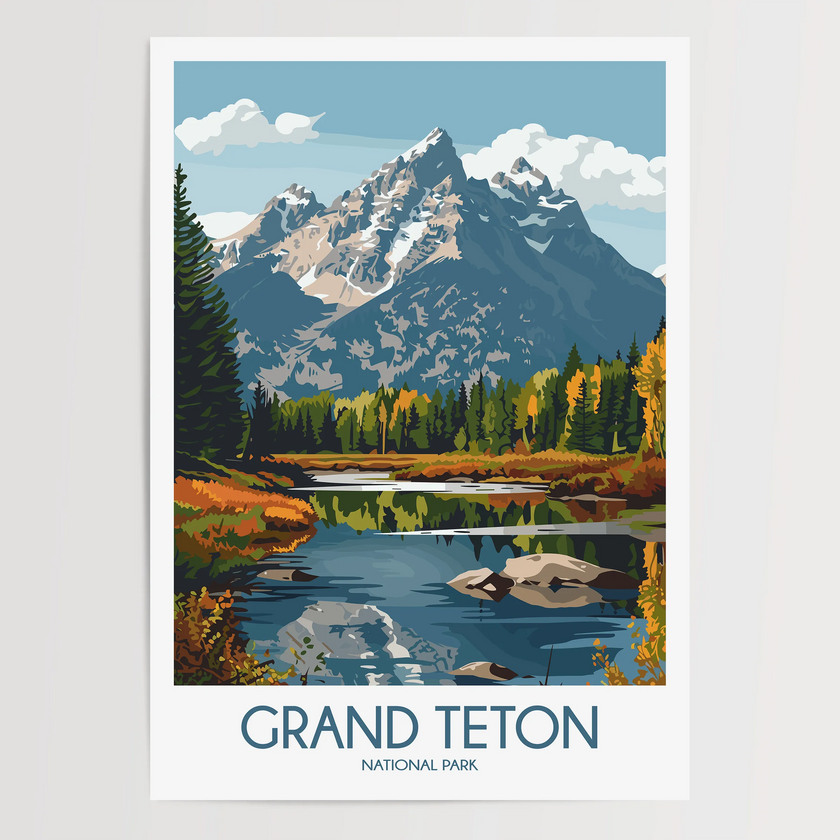 Grand Teton Home Office Decor