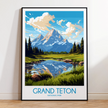 Grand Teton Minimalist Wall Art