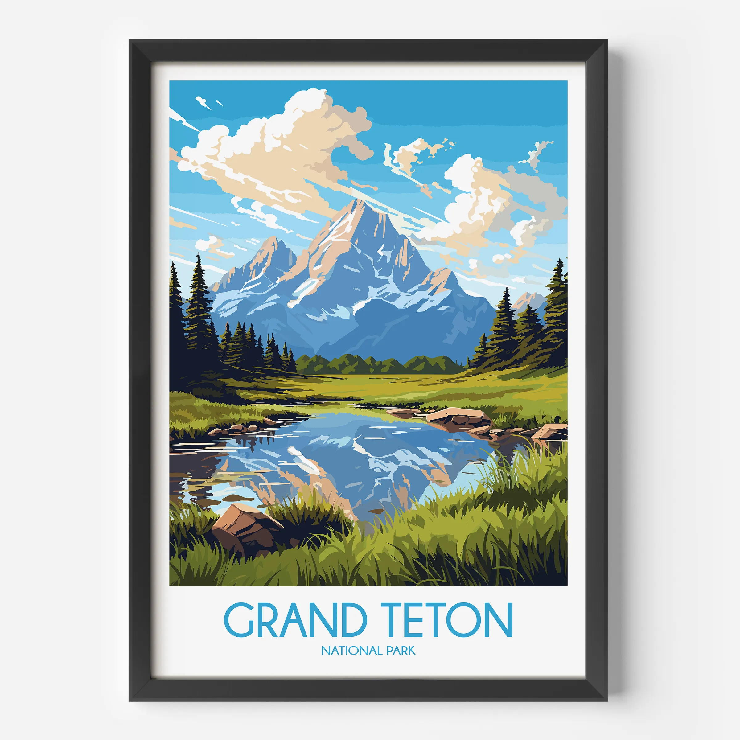 Grand Teton Souvenir Poster Print