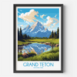 Grand Teton Souvenir Poster Print