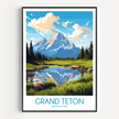 Grand Teton Souvenir Poster Print