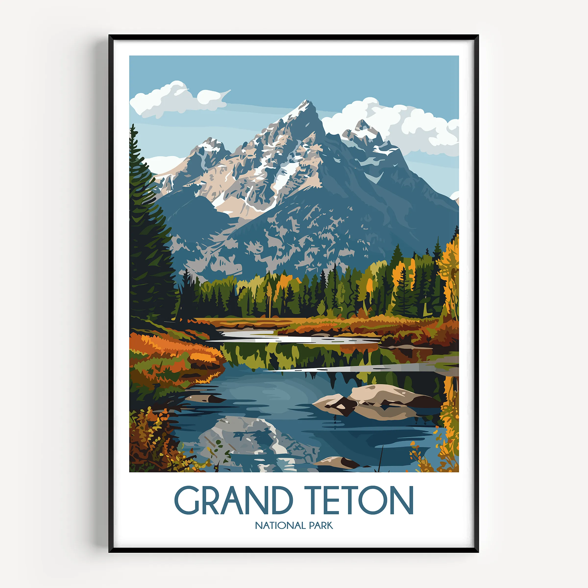 Grand Teton Souvenir Poster Print
