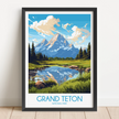 Grand Teton Travel Memory Gift