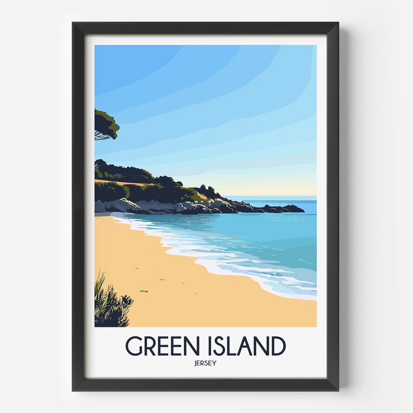Green Island Souvenir Poster Print