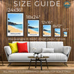 Green Island Vintage Style Print