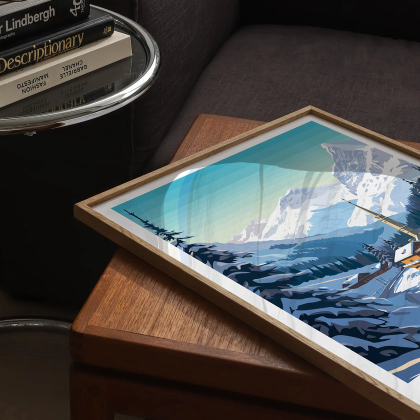 Gressoney Souvenir Poster Print