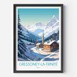 Gressoney Souvenir Poster Print