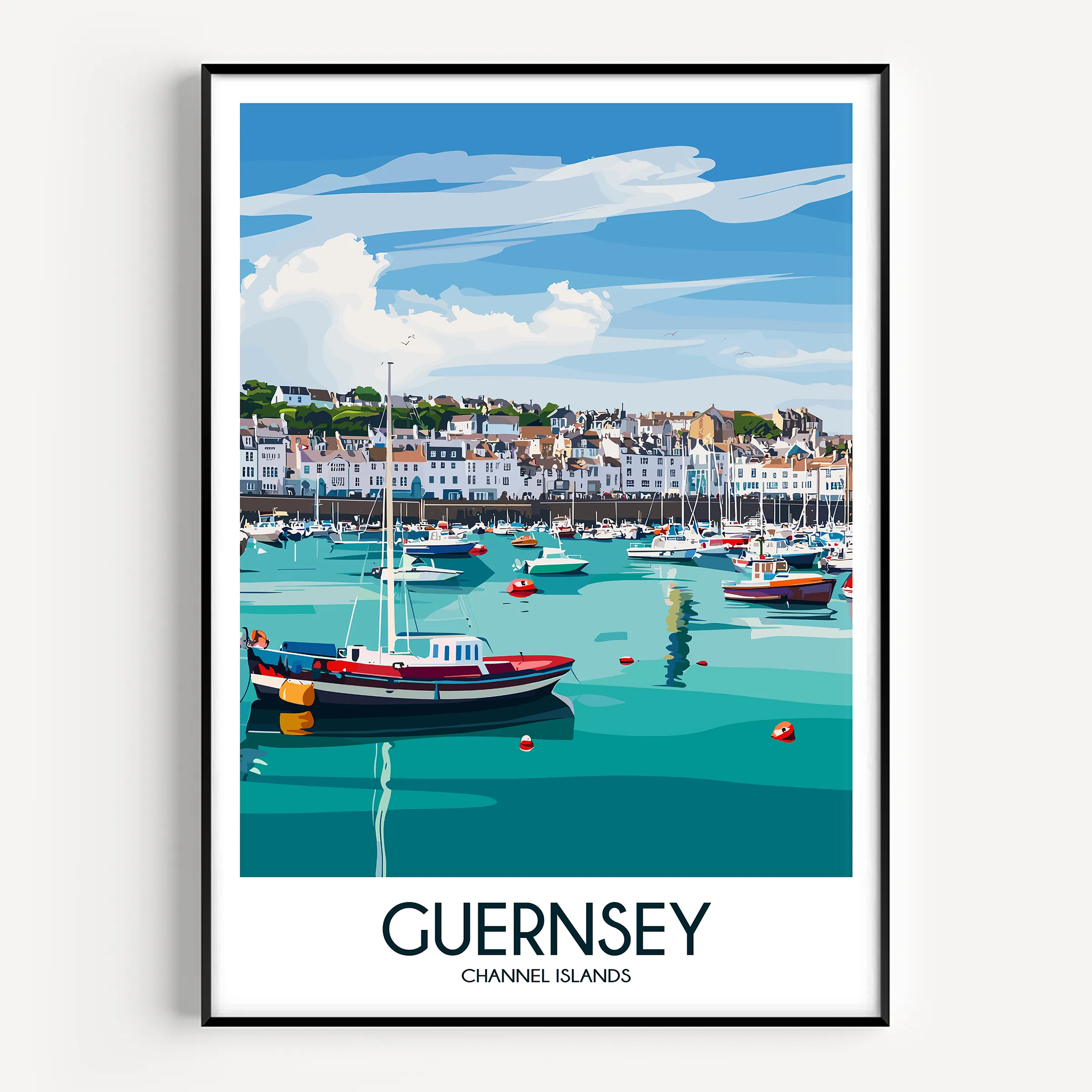 Guernsey Destination Art Gift