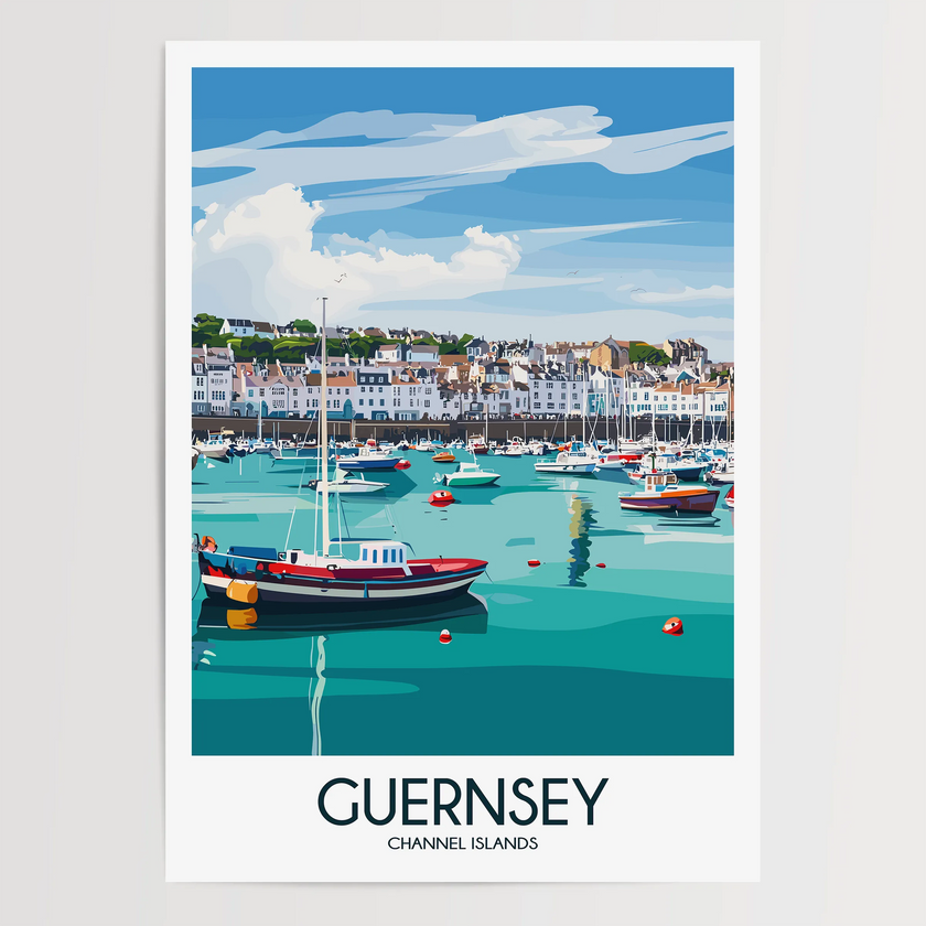 Guernsey Minimalist Wall Art