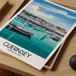 Guernsey Retro Travel Illustration