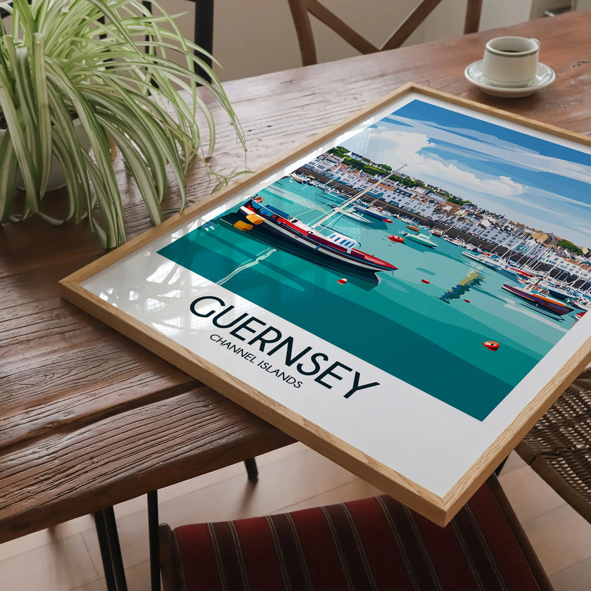 Guernsey Scenic Landscape Art