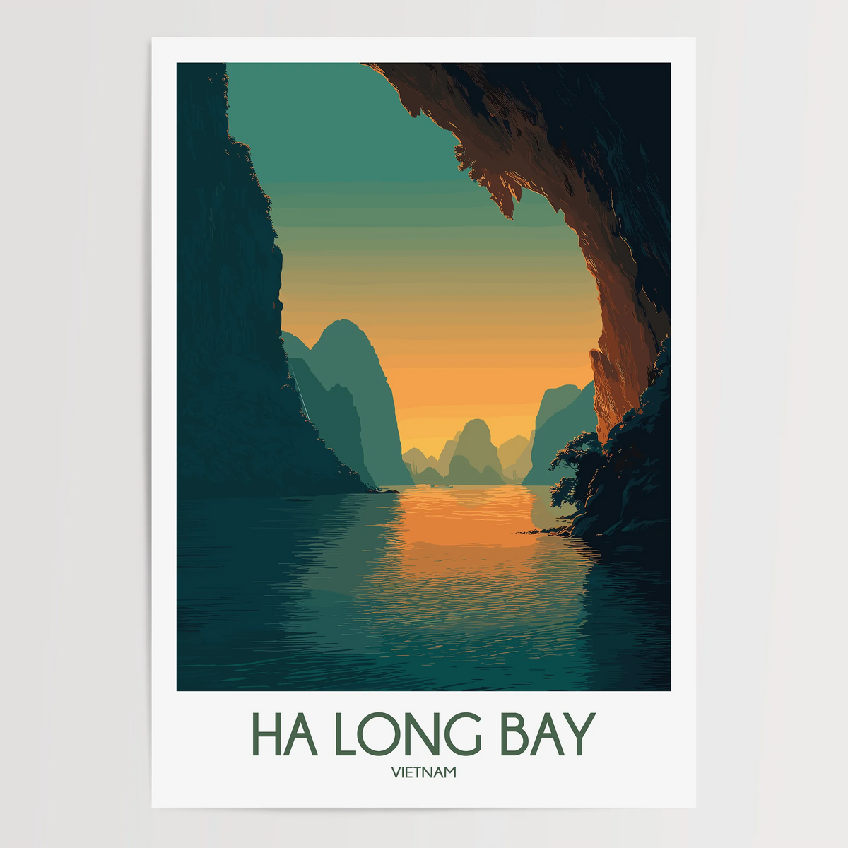Ha Long Bay Home Office Decor
