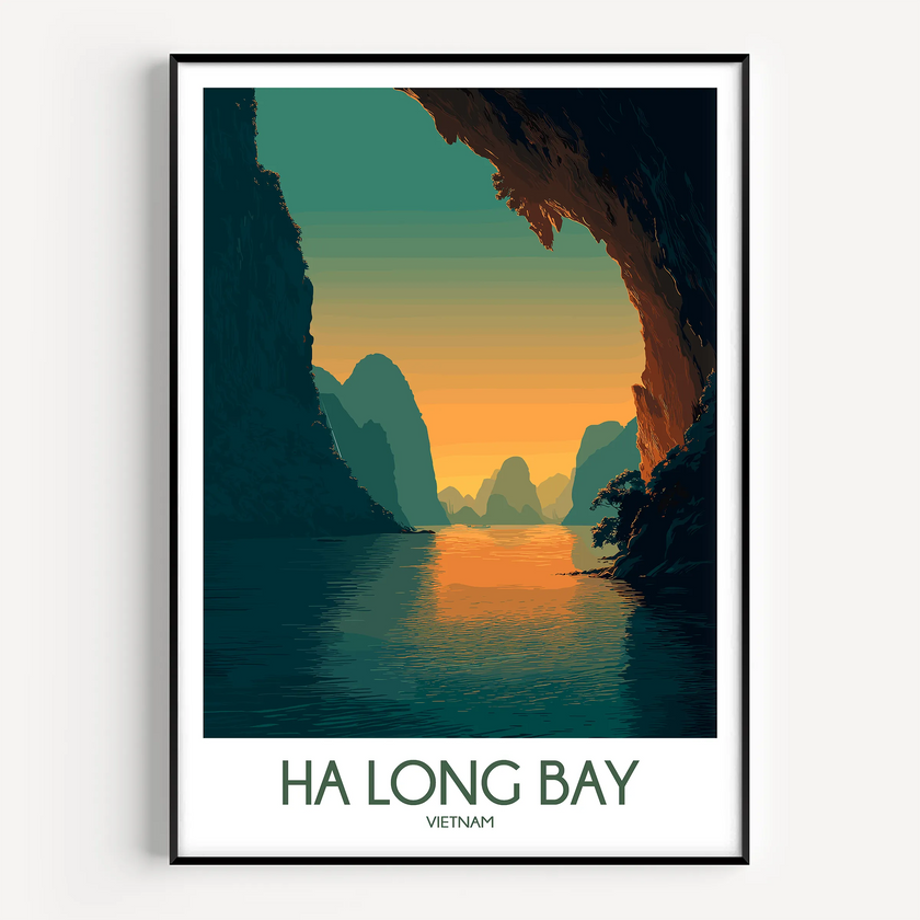 Ha Long Bay Minimalist Wall Art