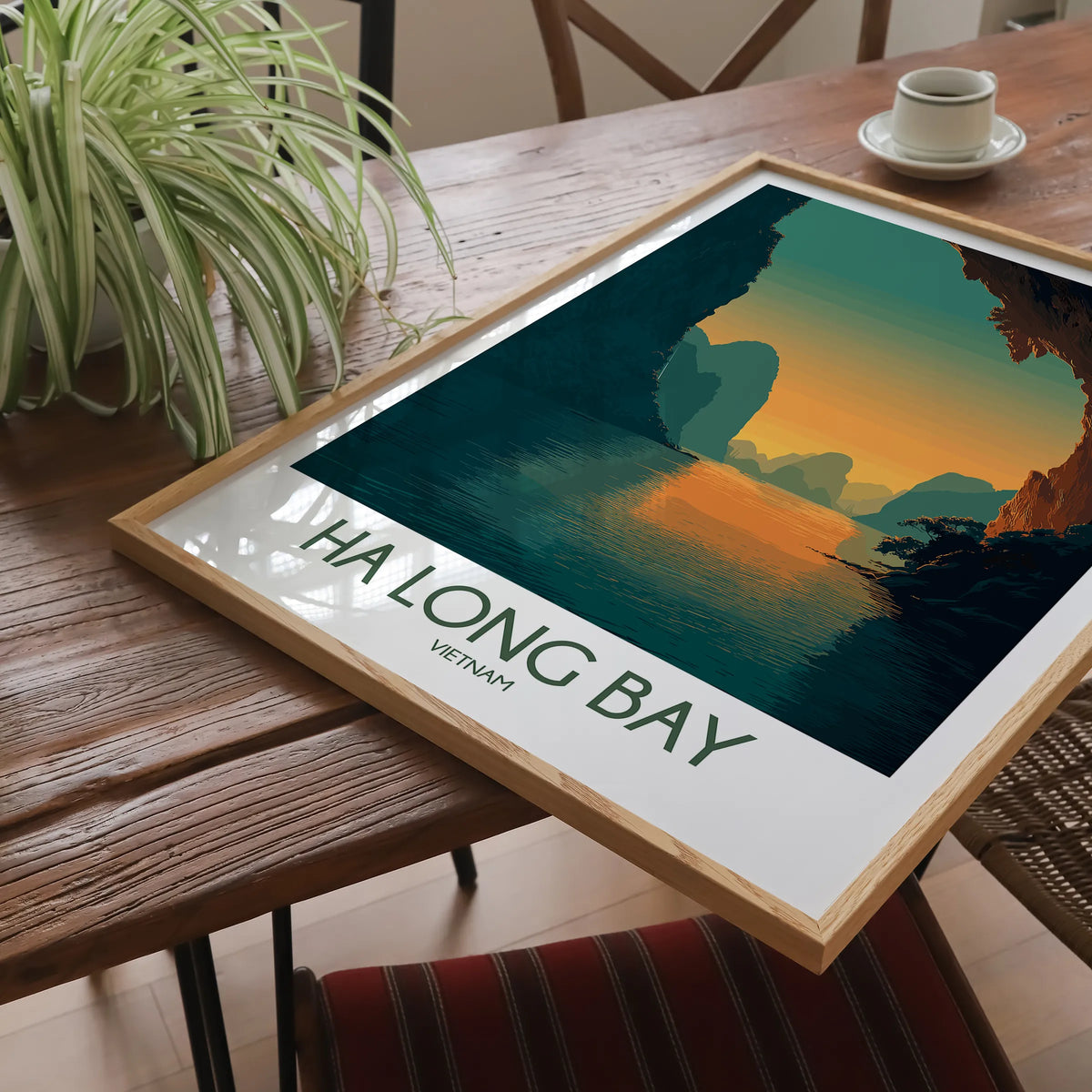 Ha Long Bay Scenic Landscape Art