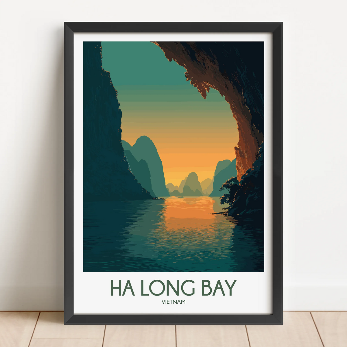 Ha Long Bay Souvenir Poster Print