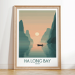 Ha Long Bay Vintage Style Print