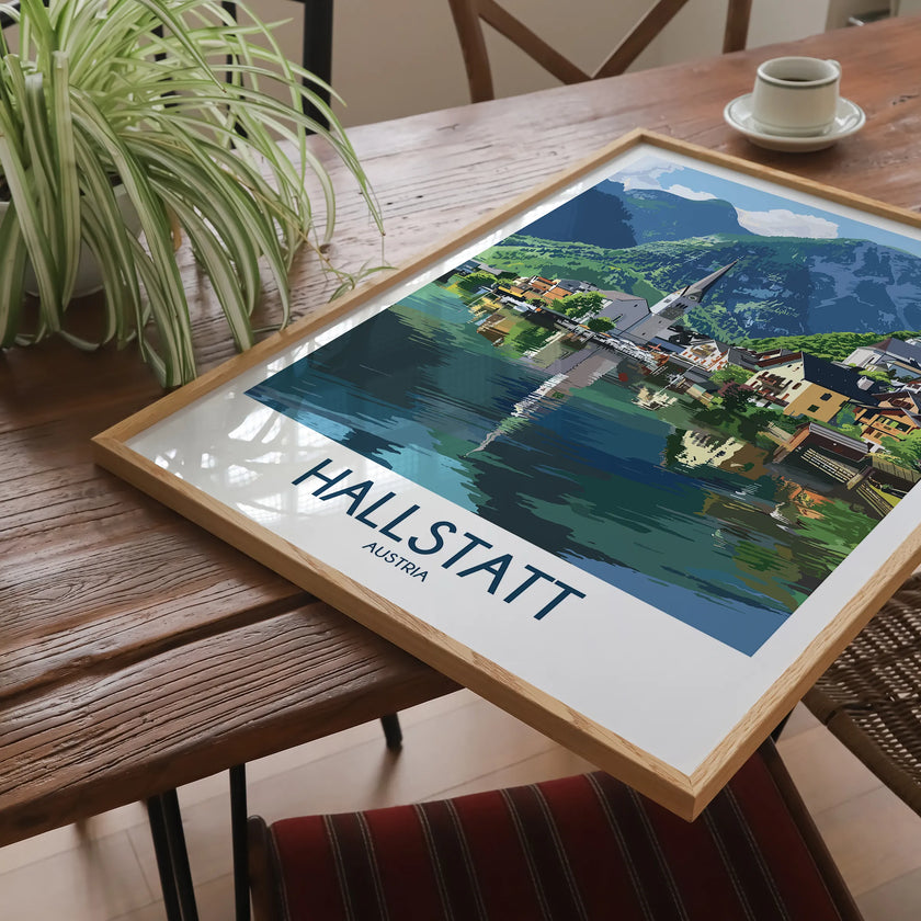 Hallstatt Destination Art Gift