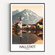 Hallstatt Minimalist Wall Art