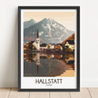 Hallstatt Scenic Landscape Art