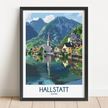 Hallstatt Souvenir Poster Print