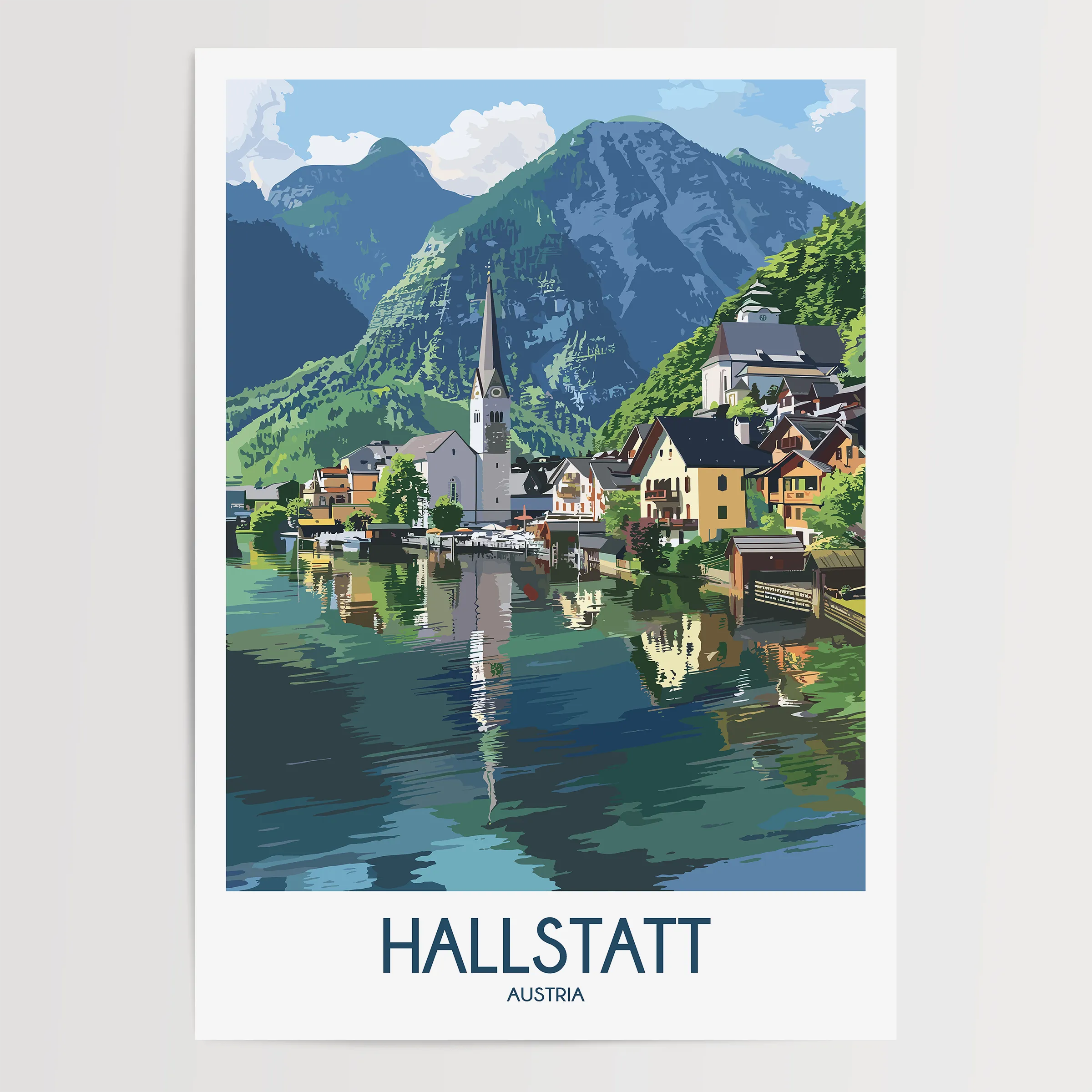 Hallstatt Travel Memory Gift