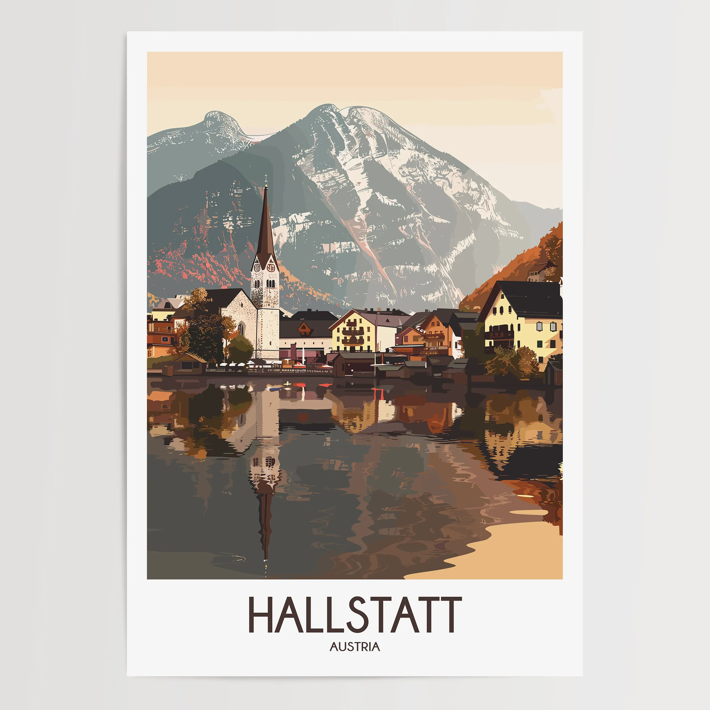 Hallstatt Travel Memory Gift