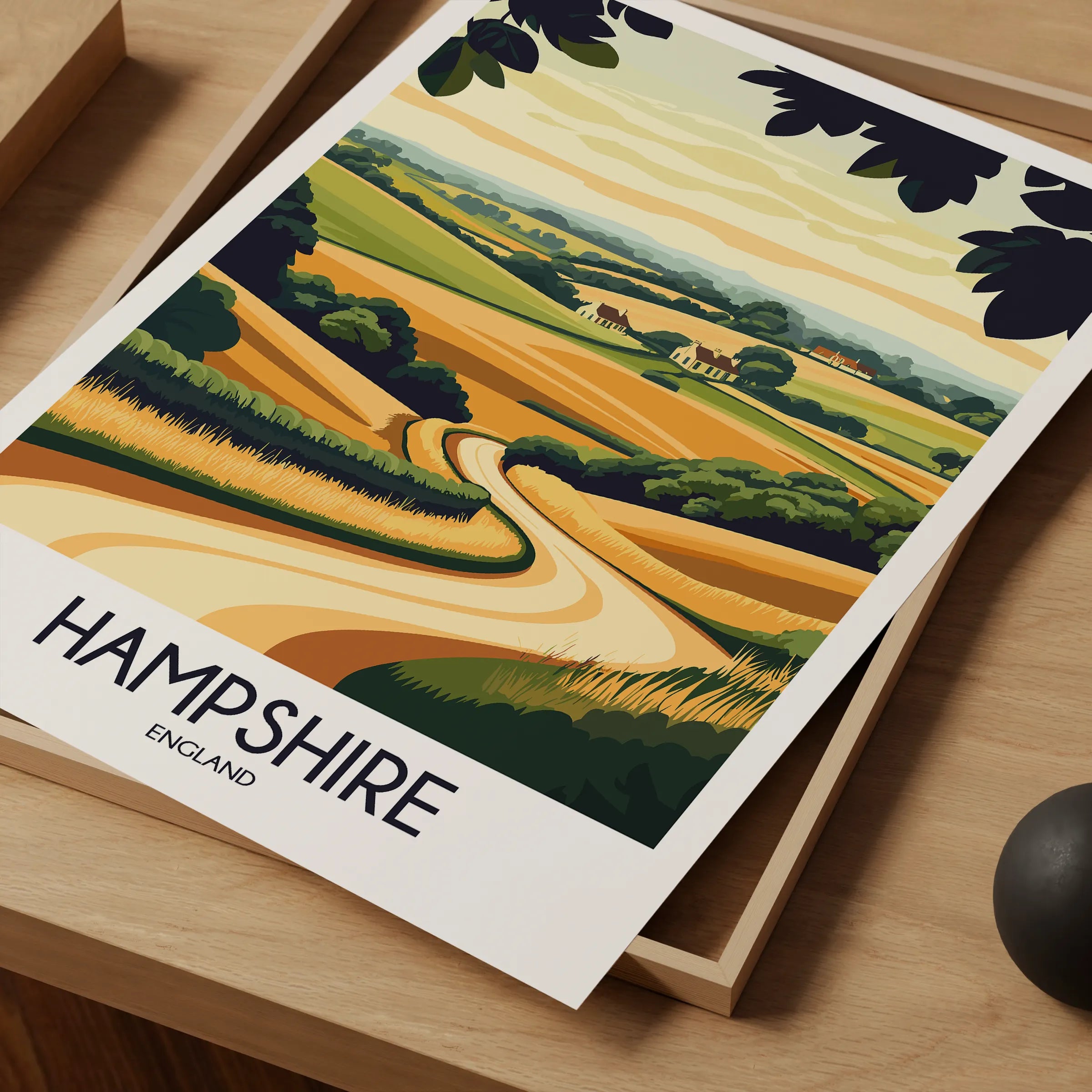 Hampshire Destination Art Gift