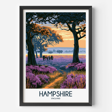 Hampshire Minimalist Wall Art