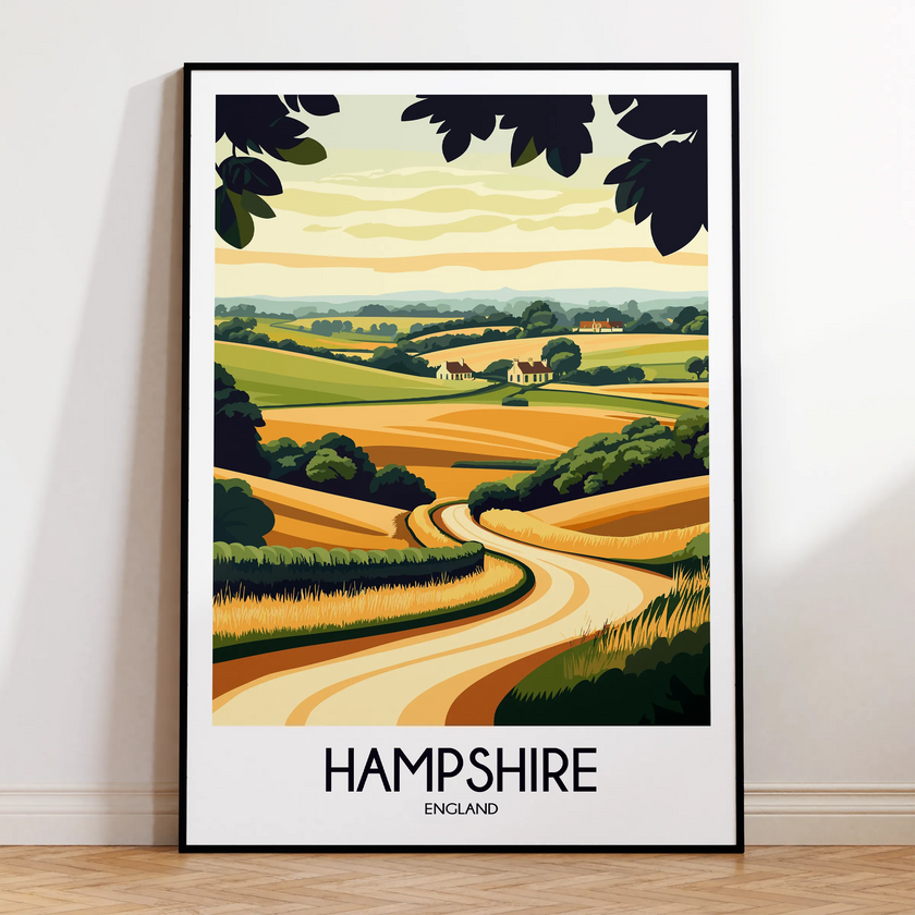 Hampshire Minimalist Wall Art