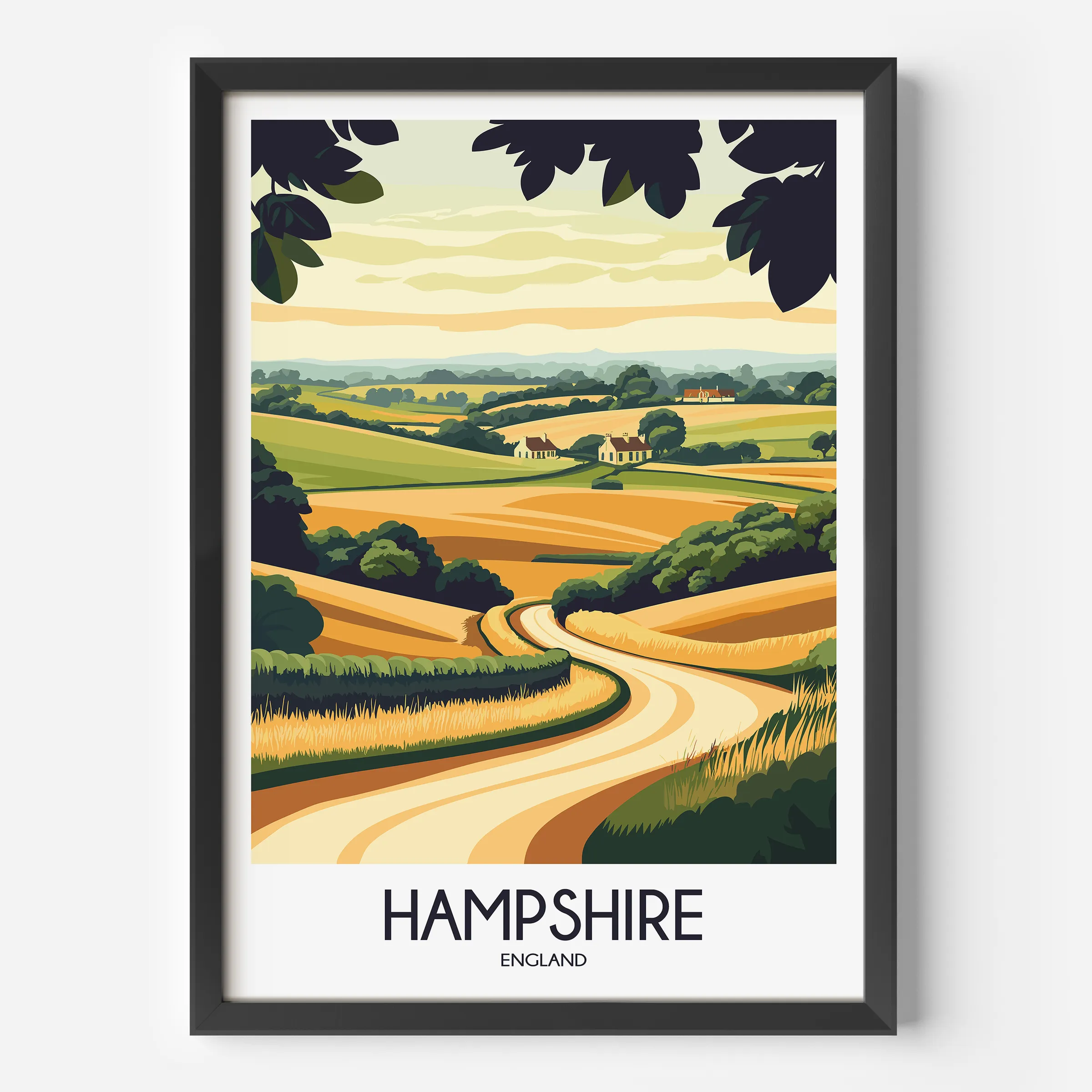 Hampshire Scenic Landscape Art