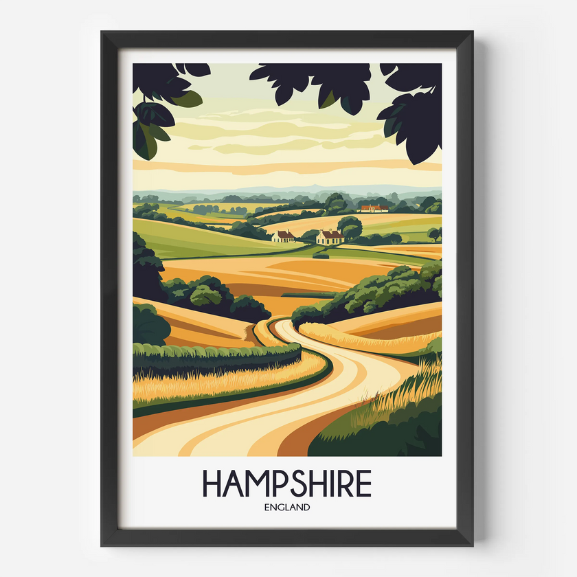 Hampshire Scenic Landscape Art