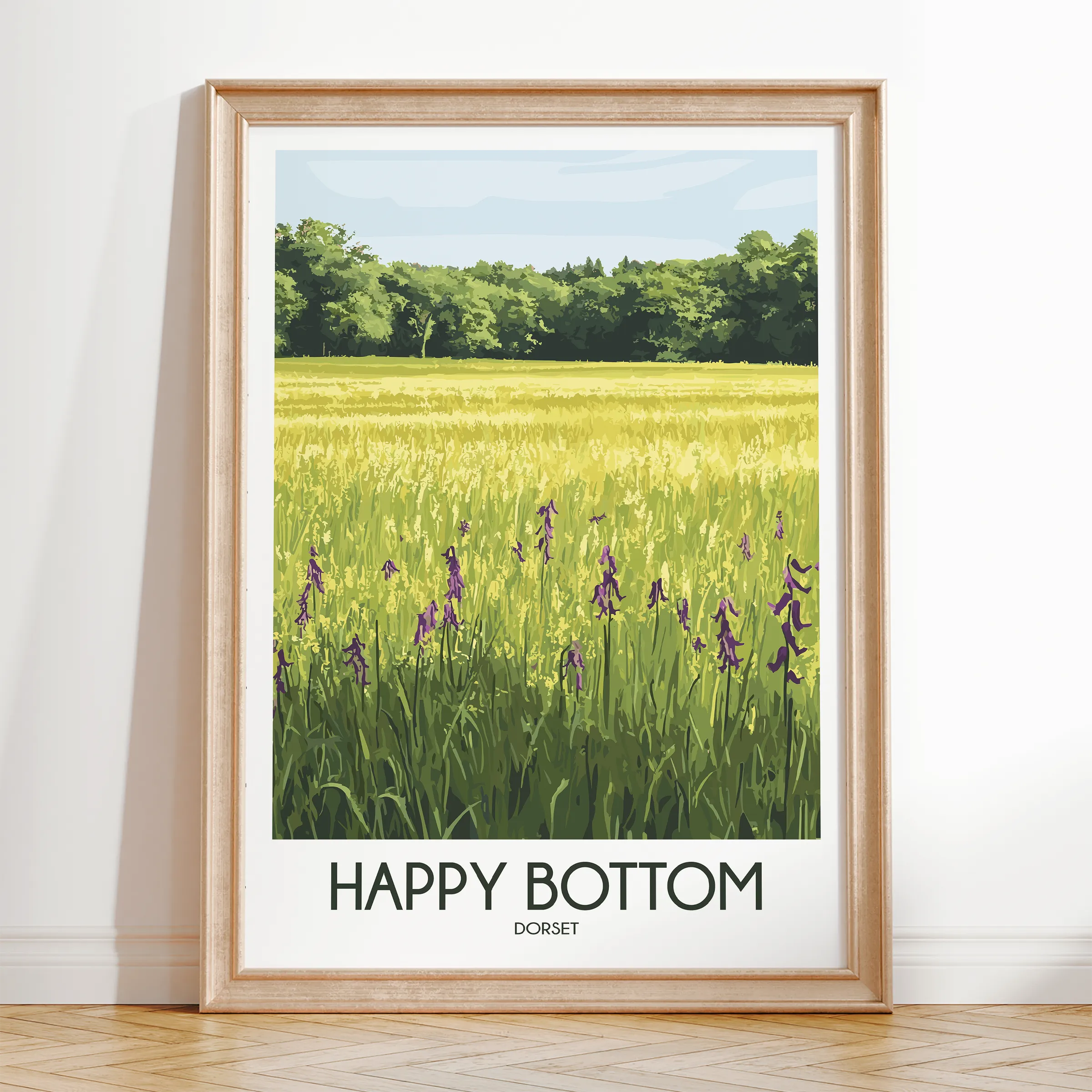 Happy Bottom Gallery Quality Print