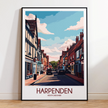 Harpenden Vintage Style Print