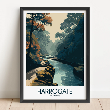 Harrogate Vintage Style Print