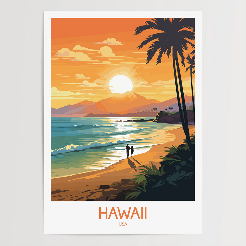 Hawaii Destination Art Gift