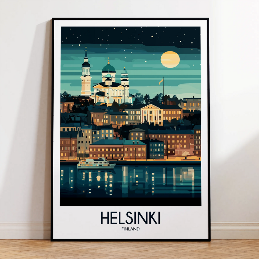 Helsinki Destination Art Gift