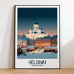 Helsinki Vintage Style Print