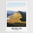 Helvellyn Retro Travel Illustration
