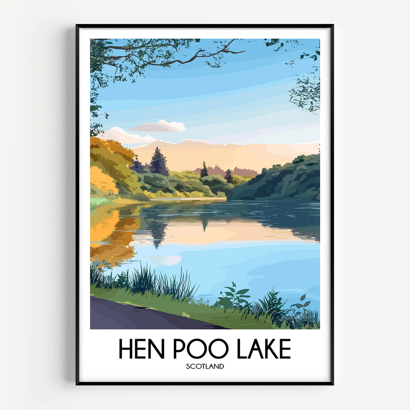 Hen Poo Lake Destination Art Gift