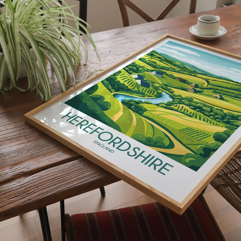 Herefordshire Destination Art Gift