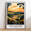 Herefordshire Destination Art Gift