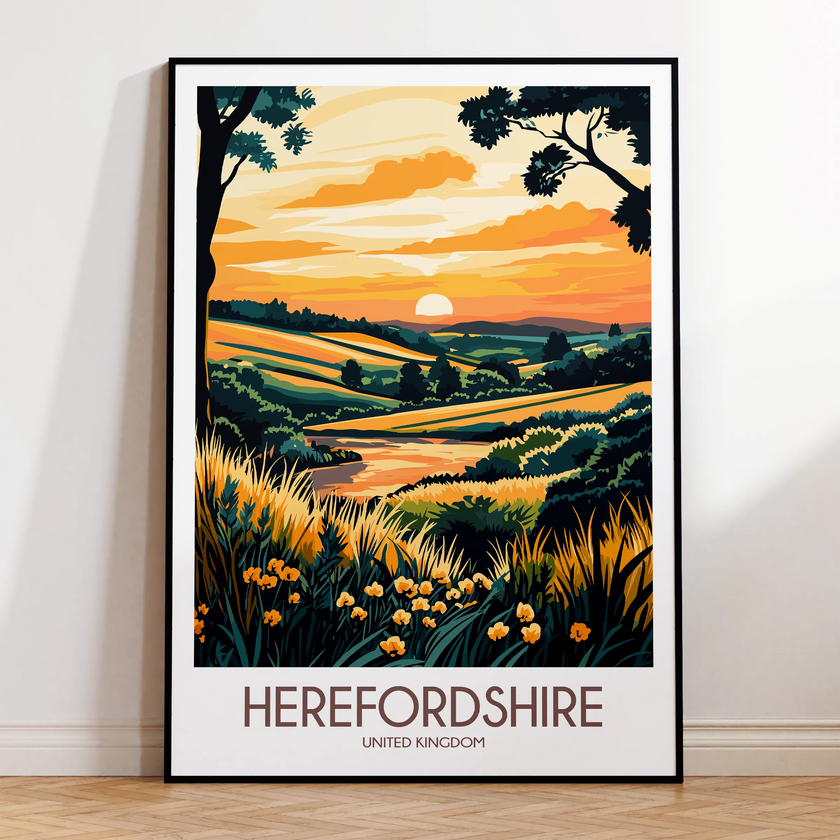 Herefordshire Destination Art Gift